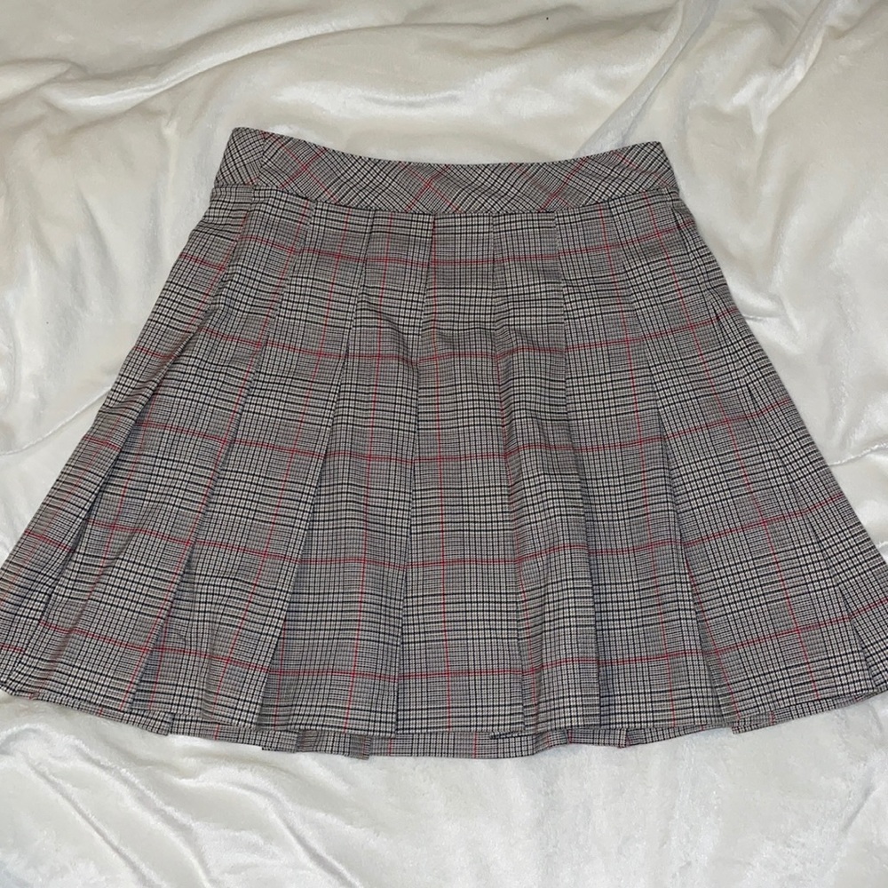 Plaid tennis skirt
